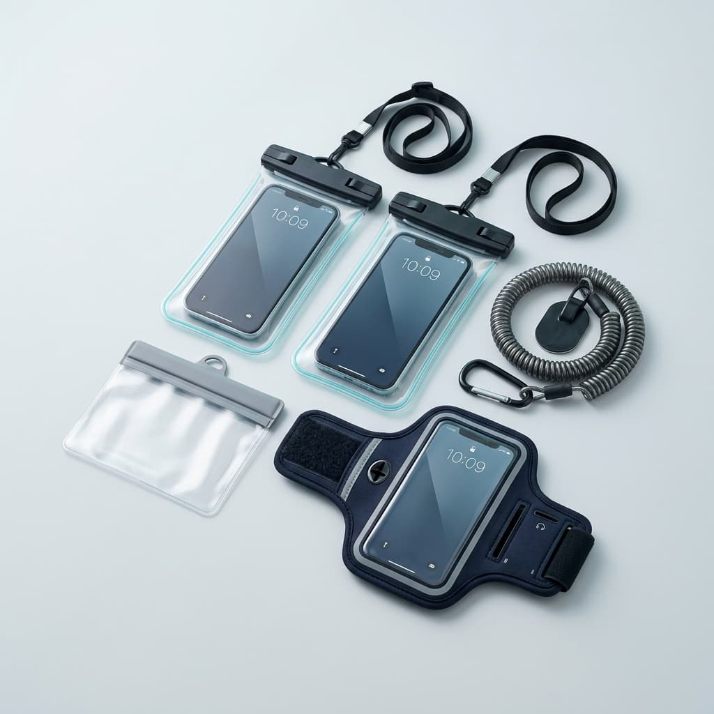 Outdoor & Water Kit — Rain, sweat and shoreline covered.
