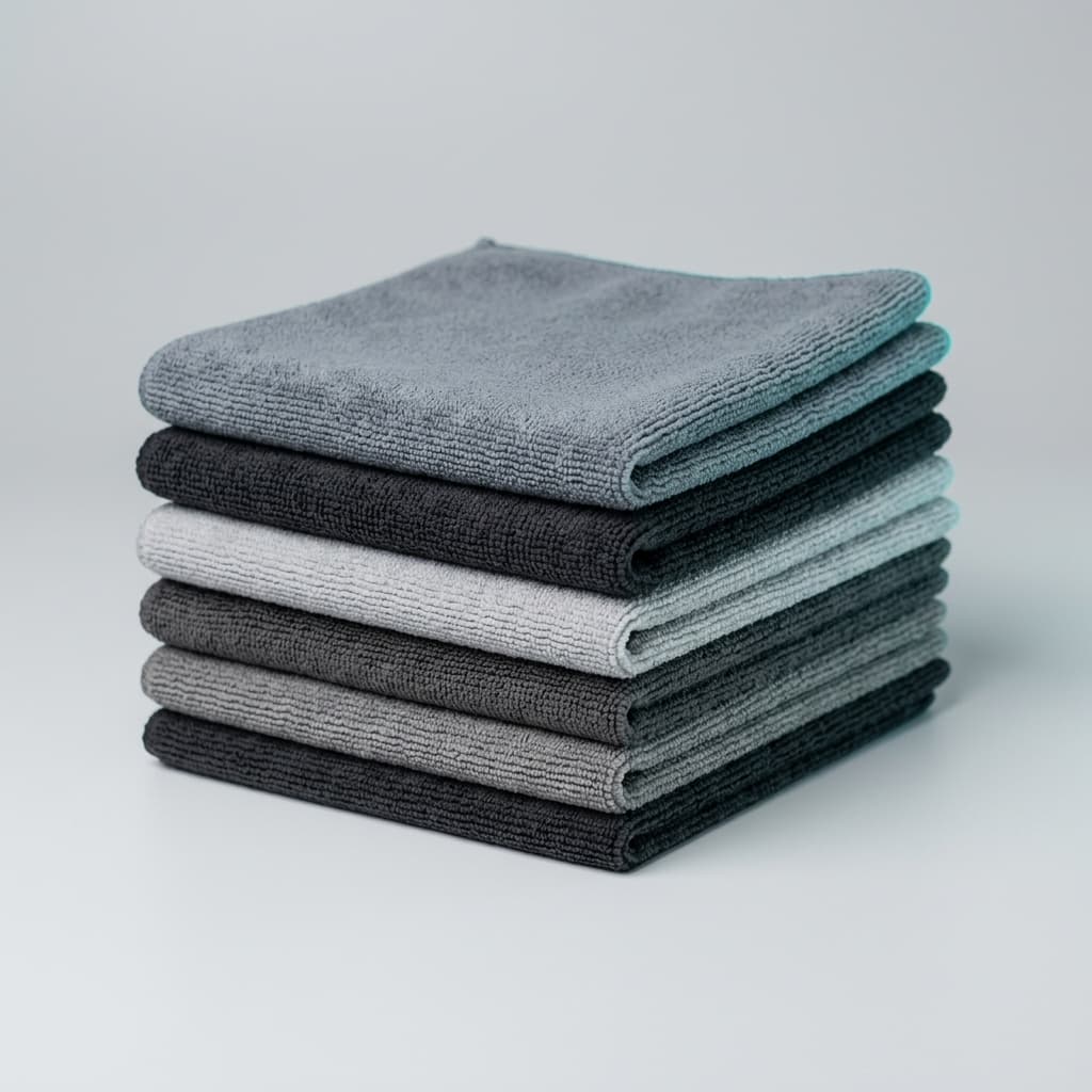 Screen Polish Cloth 6-Pack — Cut fingerprint glare, keep one everywhere.
