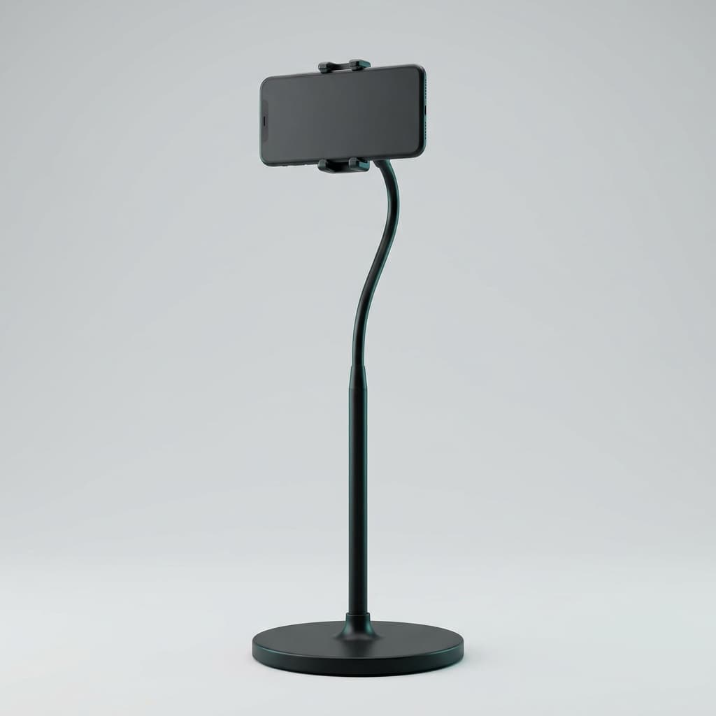 Weighted Base Stand Tall — Eye-level filming that won't tip.